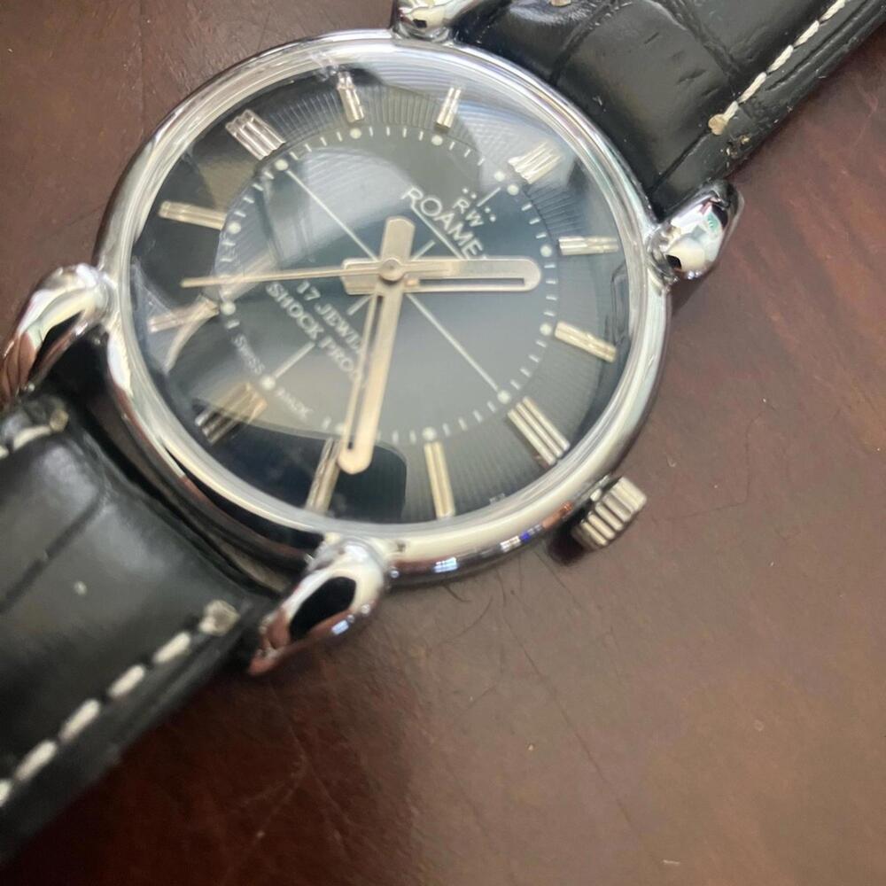 Roamer vintage 1970s Hand Wind‎ Rare Men's Watch